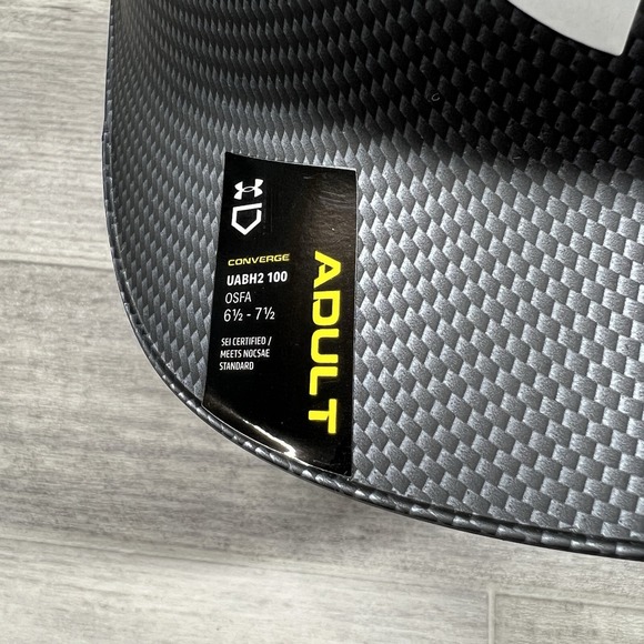 UNDER ARMOUR ** CONVERGE **‎ ADULT BATTING HELMET " 6 1/2 - 7 1/2 " - Picture 2 of 6